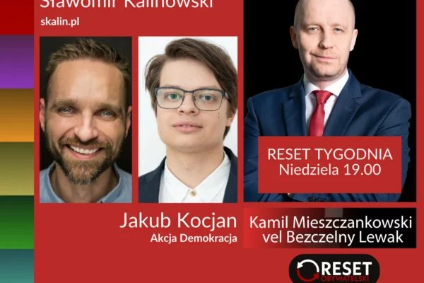 Jakub Kocjan gościem w Resecie Obywatelskim