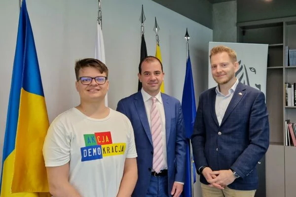 Spotkanie o praworządności w Stałym Przedstawicielstwie Flandrii w Polsce.