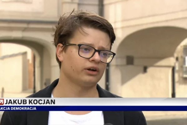 Jakub Kocjan w „Wydarzeniach” Polsatu o akcji profrekwencyjnej