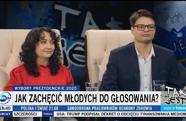 Jakub Kocjan w „Tak jest” TVN24