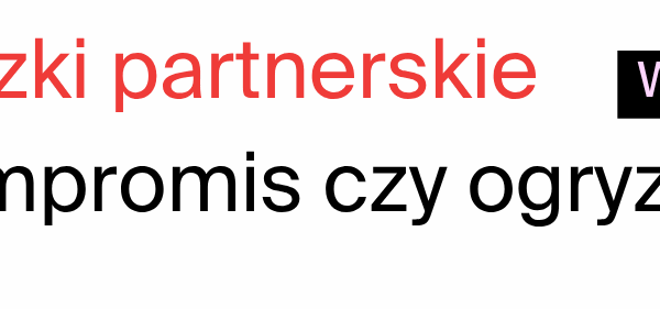 Związki partnerskie- kompromis, czy ogryzek?