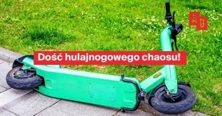 Chodniki dla pieszych, nie dla hulajnóg!