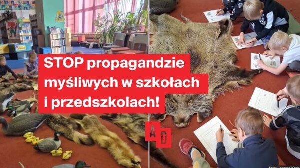 Zakaz lekcji myśliwych w przedszkolach i szkołach