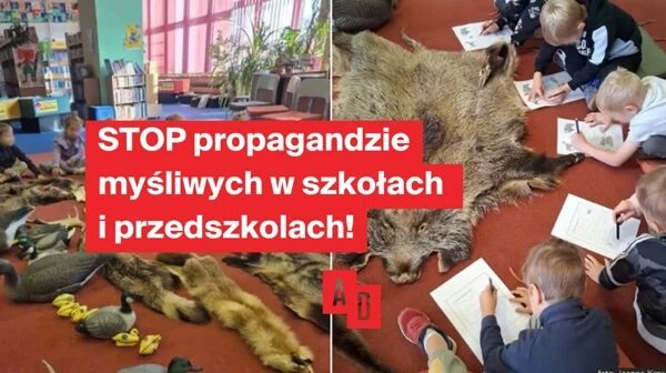 Zakaz lekcji myśliwych w przedszkolach i szkołach