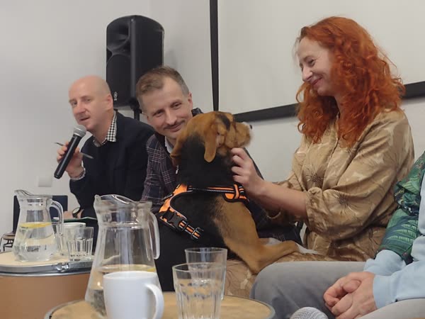 Mikołaj Dorożała podczas debaty Akcji Demokracji Horyzont Marzeń