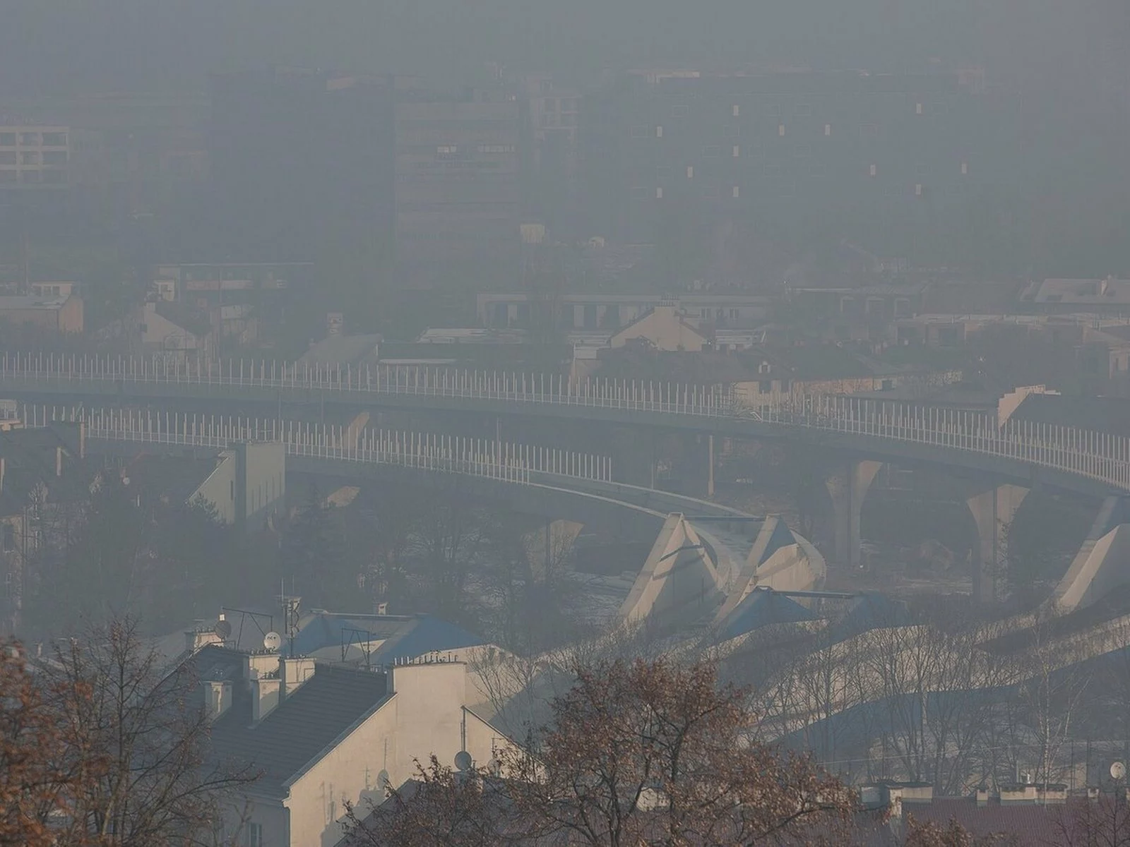 Kraków w smogu
