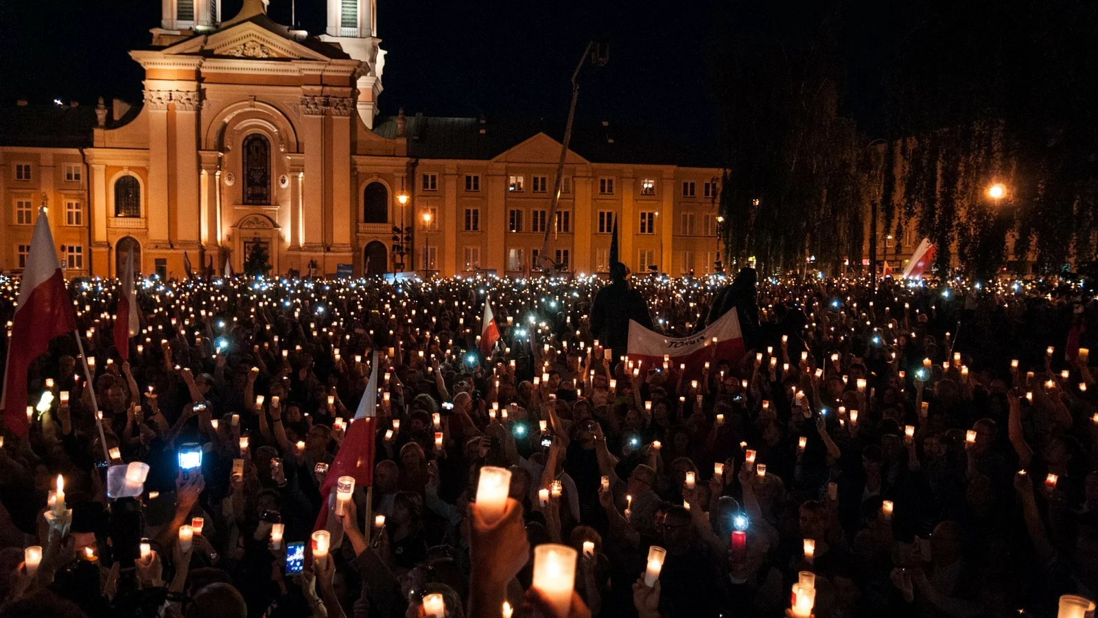 Łańcuch Światła pod Sądem Najwyższym, lipiec 2017