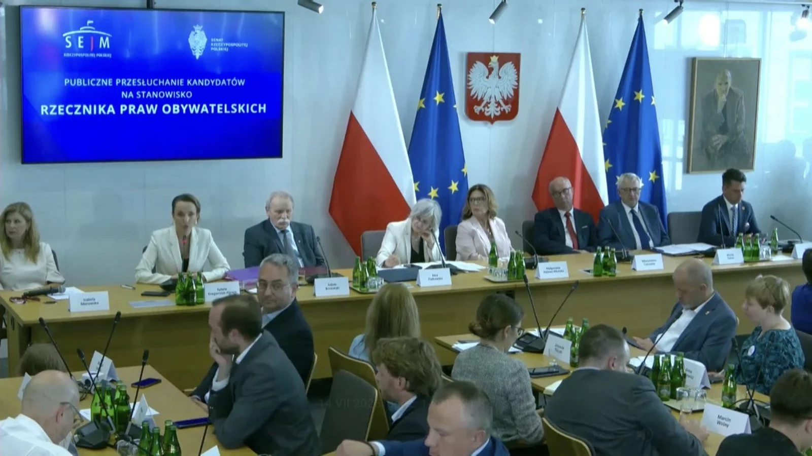 Pierwsze wysłuchanie publiczne kandydatów na RPO w Sejmie, 14 lipca 2026