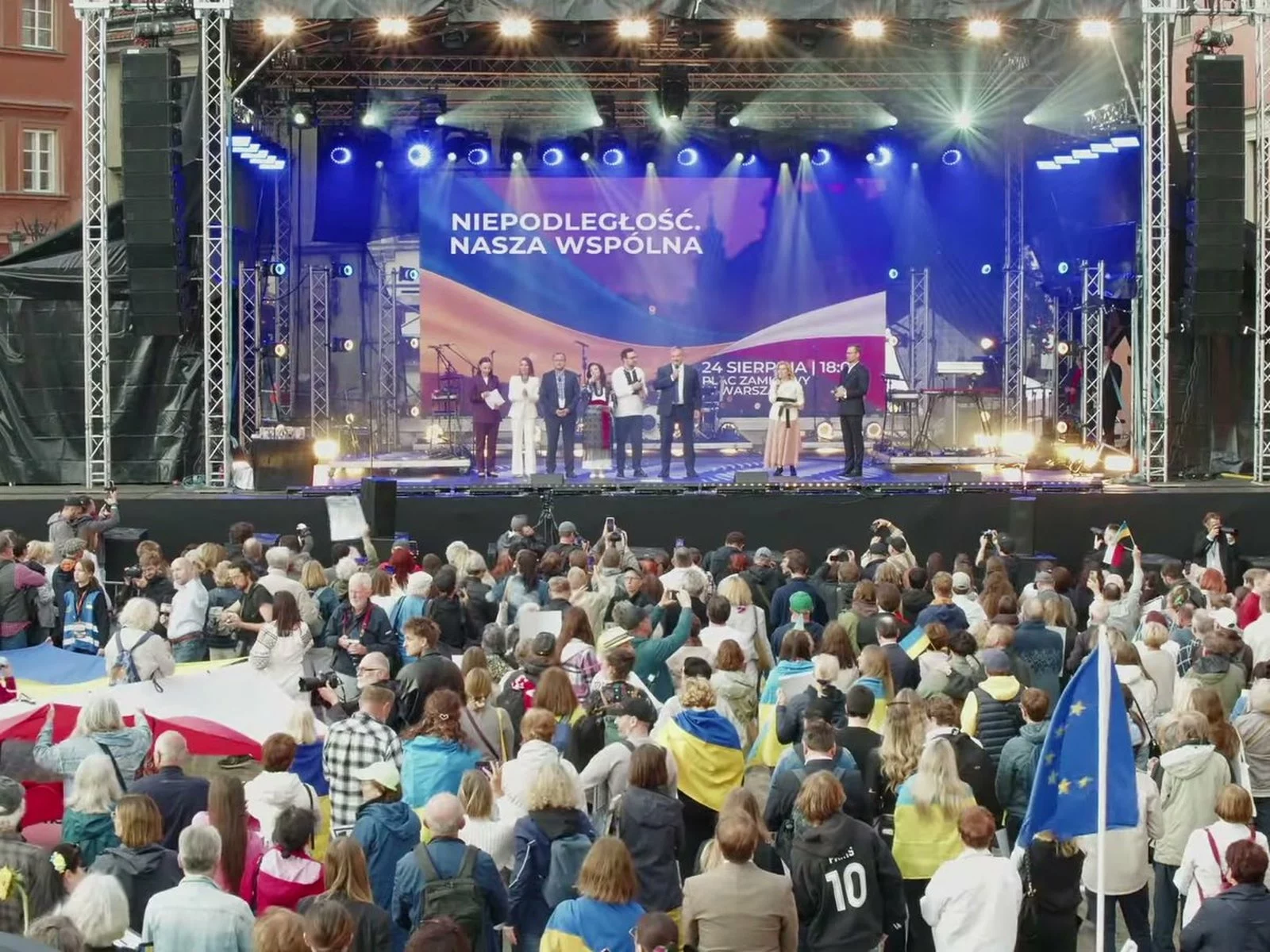 Plac Zamkowy w Dzień Niepodległości Ukrainy, 24 sierpnia 2026